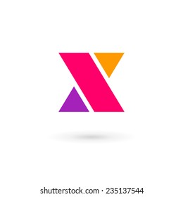 Letter X logo icon design template elements 