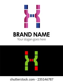 Letter X logo icon design template elements