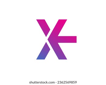 Elementos de la plantilla de diseño de iconos de logotipo de carta X