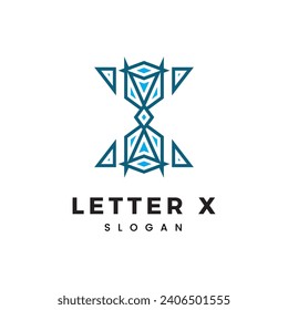 Letter X logo icon design template elements