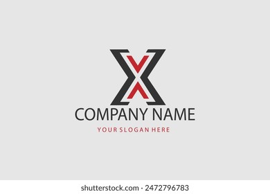 Letter X logo icon design template elements