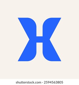 Letter X logo. Icon design. Template elements. Geometric abstract logos