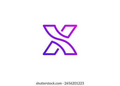 Elementos de Plantilla de diseño de icono de logotipo de letra X