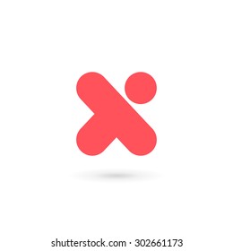 Letter X logo icon design template elements
