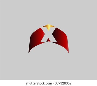 Letter x logo icon design template elements
