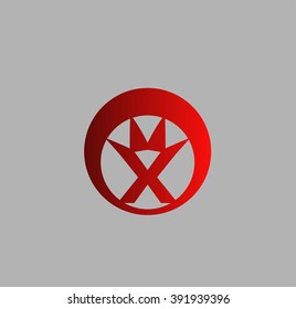 Letter x logo icon design template elements
