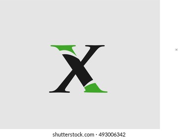 Letter x logo icon design template elements
