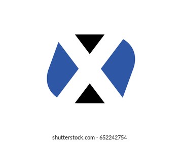 Letter x logo icon design template elements