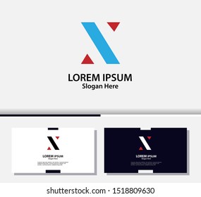 Letter X logo and icon, vector design template.EPS10
