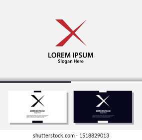 Letter X logo and icon, vector design template.EPS10