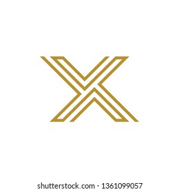 letter X logo illustration