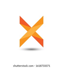 Letter X logo. Initial logo vector design template