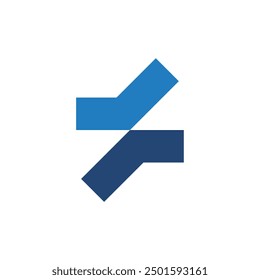 letter X logo with a modern and simple design