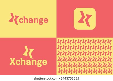 Letter X Logo, Modern Trendy Minimal Monogram X For Business, Initial Based letter X Icon Logo, X brand Identity Design Vector And Template.