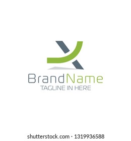 Letter X logo With Simple and Modern Shape