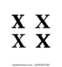 Letter X Logo Stock Illustrations, Royalty-Free Vector Graphics.