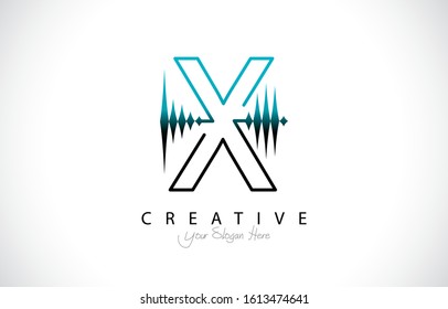 Letter X logo or symbol template design