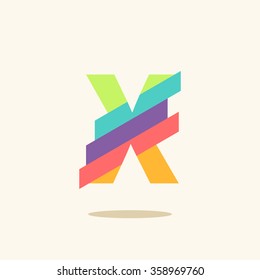 Letter X logo template