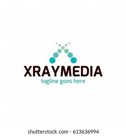 Letter X logo template. Corporate branding identity. Vector logotype 