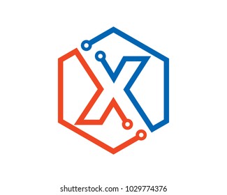Letter X Logo Template Design Vector, Emblem, Design Concept, Creative Symbol, Icon