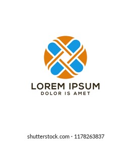 letter x logo template. design icon symbol vector illustration