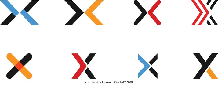 Design der Logovorlage X	
