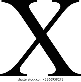 Letter X Logo Template Design	

