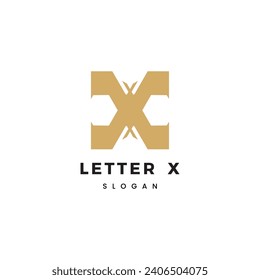 Design-Vektorgrafik-Design für Logo-Vorlage des Buchstaben X
