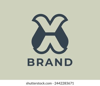 Letter x logo template design. vector x business logo