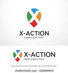 Letter X Logo Template Design Vector, Emblem, Design Concept, Creative Symbol, Icon