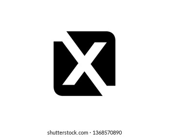 Letter X Logo Template, Icon, Symbol - Vector