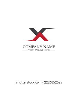 Letter X Logo Template vector icon design