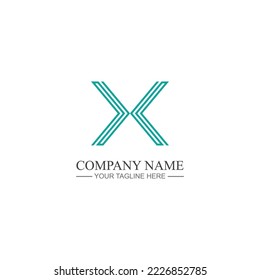 Letter X Logo Template vector icon design