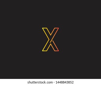 letter x logo unique concept.