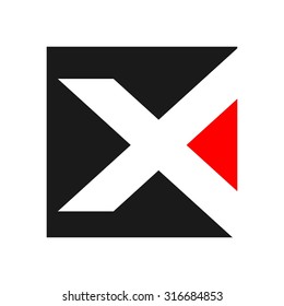 letter X logo vector