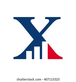 letter X logo vector.