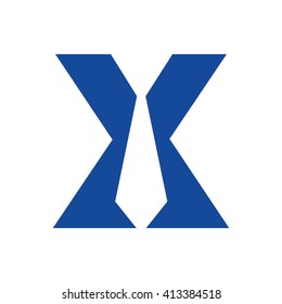 letter X logo vector.