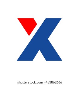 letter X logo vector.