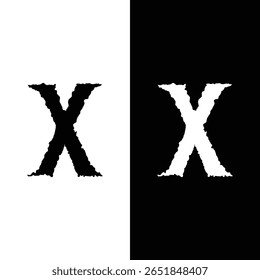 Letra X Logotipo Arte vectorial, iconos y gráficos.