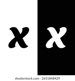 Letra X Logotipo Arte vectorial, iconos y gráficos.