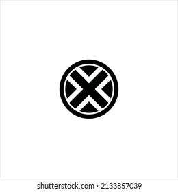 letter x logo vector emblem template