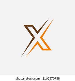 letter X logo vector, icon X abstract. symbol of alphabet