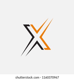 letter X logo vector, icon X abstract. symbol of alphabet