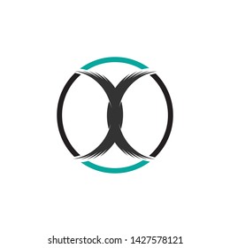 letter X logo vector, icon X abstract. symbol of alphabet - Vector