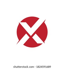 Letter X logo vector icon design template