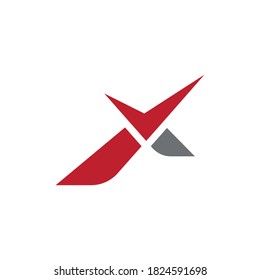 Letter X logo vector icon design template