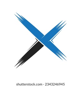 letter X logo vector template