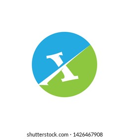 letter X logo vector,icon X abstract.symbol of alphabet - Vector