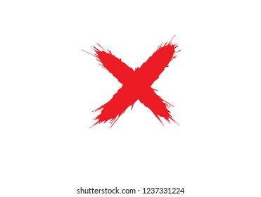 Letter X logo.Grunge cross sign. vector colorful background design. illustration vector design 10 eps