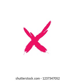 Letter X logo.Grunge cross sign.vector colorful background design. illustration vector design 10 eps